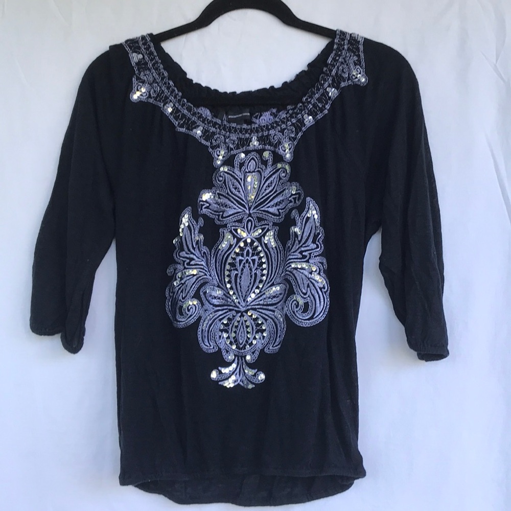INC International Concepts Embellished Top